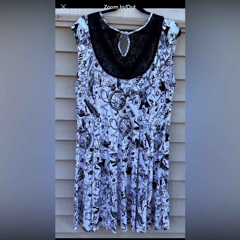 Nightmare Before Christmas Character Accent Dress Size 2X - Picture 4 of 4